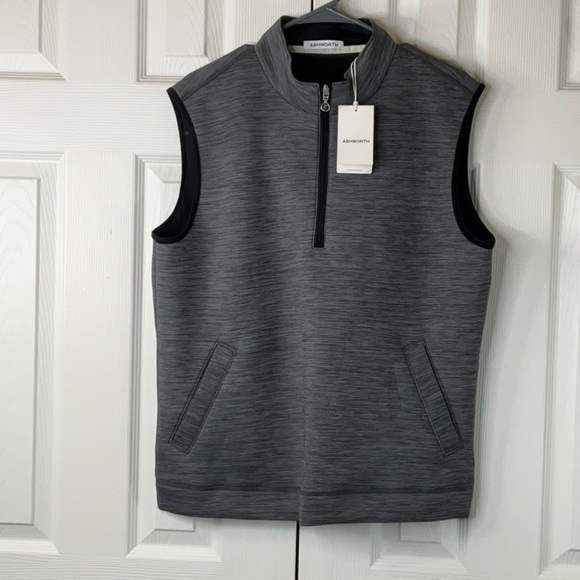 Ashworth Gray Sleeveless Golf Vest Size M - Picture 1 of 10